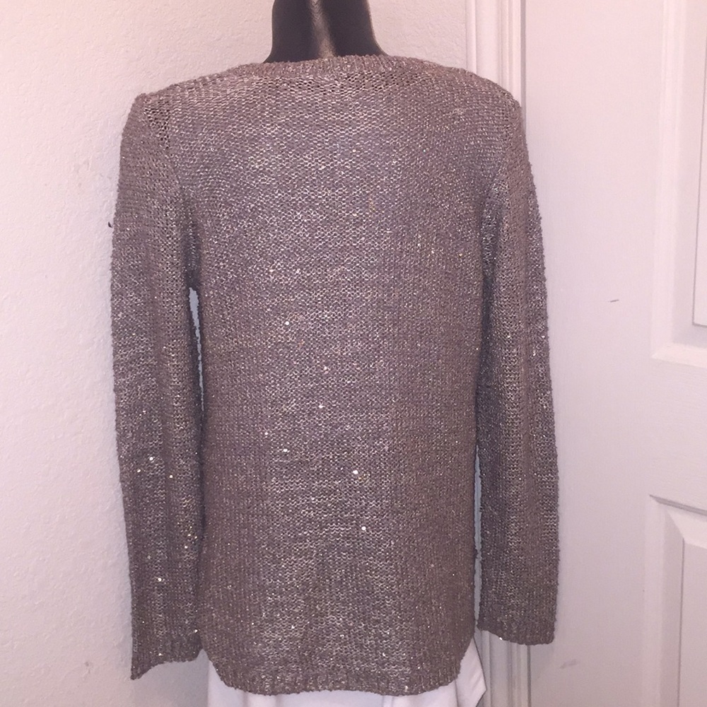 Apt 9 Long Sleeve Tunic With Sequins - image 2
